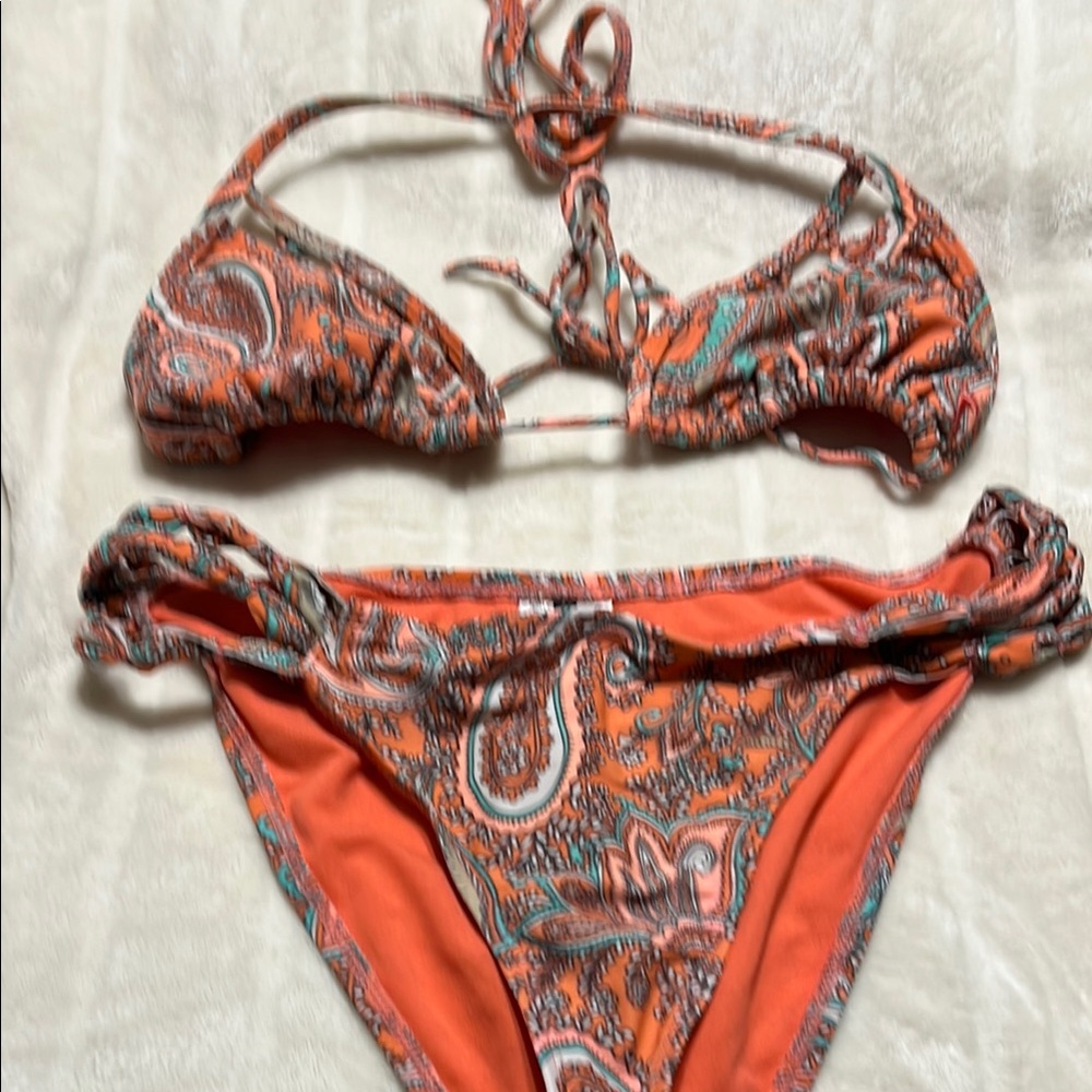 O'Neill Orange Paisley Bikini